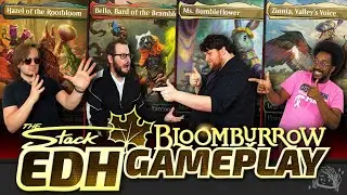 Bloomburrow Clash, Sneak Peak, ft. Hazel, Bello, Bumbleflower, Zinnia [EDH/Commander Gameplay]