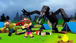 FUJA DO THE MAN FROM THE FOG NO MINECRAFT !! ( ASSUSTADOR )