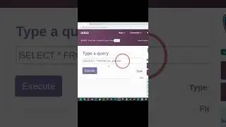 A Little More Black Magic in ODOO: SQL Select Queries (Free App)