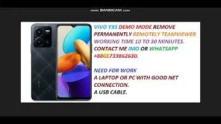 VIVO Y35 DEMO MODE UNLOCK SOLUTION