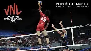 Monster of the Vertical Jump | Yuji Nishida 西田有志 | VNL 2018 ᴴᴰ