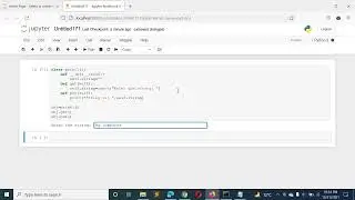 Python Program to Create Class in which One Method Accept String from the User and Another Prints it