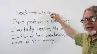 Increase Your English Vocabulary: Adjectives to Verbs