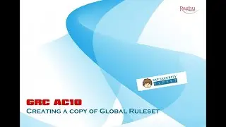 Creating a copy of Global Ruleset