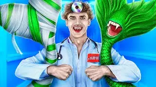 Больница Русалки vs больница Вампира! Больница для героев видеоигр!