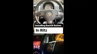 Backlit steering mount control installed in Ritz