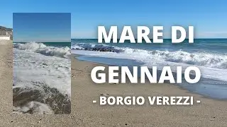 Mare di gennaio a Borgio Verezzi - Savona - Liguria - Italia - Italy