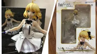 Fate/Grand Order Saber/Altria Pendragon (Lily) 1/7 Aquamarine figure unboxing #58