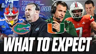 Miami Hurricanes at Florida Gators | SHOWDOWN between Mario Cristobal and Billy Napier in the Swamp