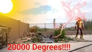 Flash Pond............I got superpowers in this heat!