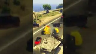 MADE CHAOS WITH A TANK - GTA 5 