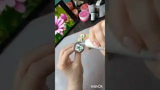 Создаём  маленькие цветы. Творожная крем-паста ♥️