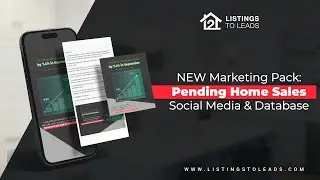NEW Marketing Pack: Pending Home Sales Social Media & Database
