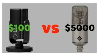 Микрофон за $100 vs Микрофон за $5K (Rode NT USB MINI и Neumann M149)