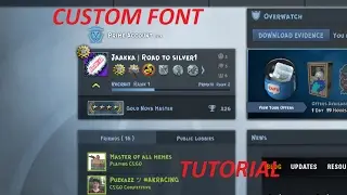 🎵📌CSGO: How add custom font [TUTORIAL][HD]