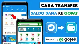 Cara Transfer Saldo Dana ke Gopay || Top Up / Isi Saldo Gopay Lewat Dana