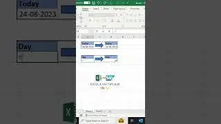 Today Formula for current Date | Excel Tutorial #excelfunction