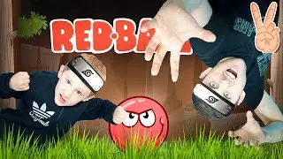 RED BALL 4 КРАСНЫЙ ШАРИК Дремучий лес Папа Рома и Владик против ниндзя черного квадрата