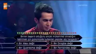 Kim Milyoner Olmak İster'de Alex sorusu!