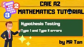 [MATH] Statistics 2 l  Type I and Type II errors l Hypothesis Testing