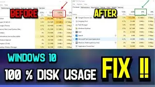 ➢Fix 100% disk usage in windows 10 | High disk usage problem fix | 2021 |
