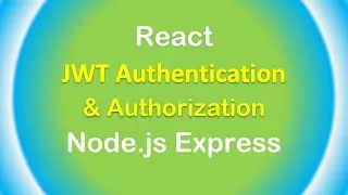 React + Node.js: JWT Authentication with Express & MySQL example
