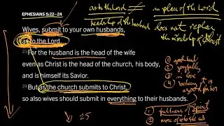 Wives, Submit ‘As to the Lord’: Ephesians 
