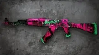Оброз скина Neon Revolution на АК -47 в Ccs