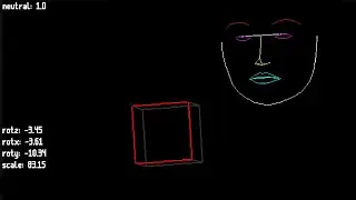 I mapped my face to a cube. (python/pygame/node.js/face-api.js)