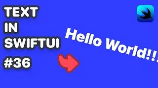 Adding Text in SwiftUI And TextStyles (SwiftUI Text, SwiftUI TextStyle)