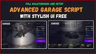 Free Script | QBcore | ESX | Advanced Garage Script | With stylish UI | Installation Video