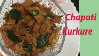 😍Chatpati Chapathi Kurkure|| చపాతి కురుకురే||very easy and tasty Tea time Snack in 5 Mins😋||