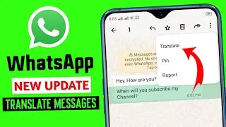 WhatsApp translate messages feature || Translate your whatsapp chat || WhatsApp chat translation