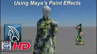 Maya Paint Effects Tutorial: Growing Animated Vines (Part 1)