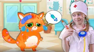 😿Самый худший день котёнка БУБУ Мультик ИГРА про котят Sofia & Dima