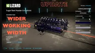 Wider working width| FS22 Colossus Harvester pack MOD update