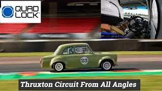 Making My Track Day Look Awesome with Quad Lock - Urchfab's Mongrel Hits Thruxton Race Circuit