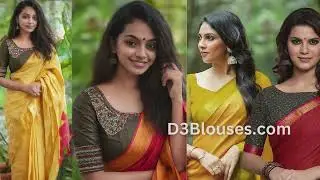 🚨 Saree Blouse Trends Alert! 🔥 Latest Designs from D3Blouses You Can't Miss!