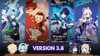 Genshin 3.8 Rerun Banners, 4 Star Characters & Weapons REVEALED