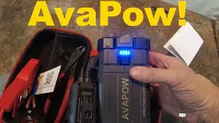 Avapow 4000A Car Jump Starter and Battery Bank. Unboxing, Test and Review.