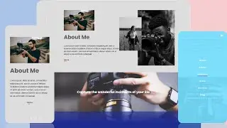 About Us Page For Photographer Website Using HTML And CSS Step By Step 2022 | HTML CSS Website | #2