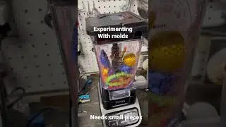 Making dust out of failed prints. 