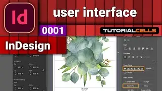 0001. user interface in indesign