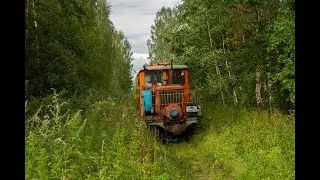 ЭСУ2А-607 возвращается с торфополей/ESU2A-607 returns from peat fields