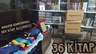 AMAZON KAMPANYALI DEV KİTAP ALIŞVERİŞİ / 36 KİTAP #yusufatılgan #yaşarkemal  #tolstoy