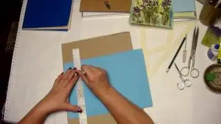 Оформляем флористические коллажи в паспарту и рамку (часть 4)