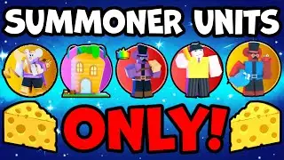 Can I WIN USING SUMMONER UNITS ONLY???!!! (Cheese TD)