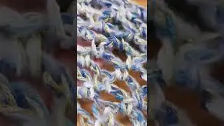Плетене на една кука | XXL шал от прежда Ocean Crochet | Направете си сами голям триъгълен шал