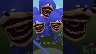NEW ALL SIZE EYX SONIC EXE MONSTERS TAPES FAMILY FROM SMALL TO BIG in Garry's Mod ! 