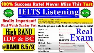 IELTS LISTENING PRACTICE TEST 2024 WITH ANSWERS | 13.10.2024